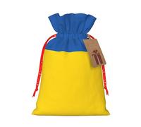 Bolsas reutilizables con cordón de impresión de bandera de Ucrania, regalos de fiesta, vacaciones, cumpleaños, bolsas ecológicas