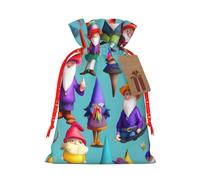 Bolsas reutilizables con cordón para regalo, regalos de fiesta, vacaciones, cumpleaños, bolsas ecológicas