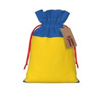 Bolsas reutilizables con estampado de bandera de Ucrania para artículos festivos y elegantes para todas tus necesidades de regalo para cada ocasión