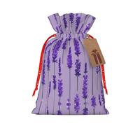 Bolsas reutilizables con estampado de sello de lavanda para todas tus necesidades de regalo para cada ocasión