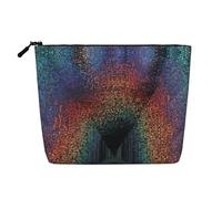 Bolsas reutilizables con estampado holográfico de sueños, bolsa de aseo de viaje de gran capacidad, bolsas de maquillaje con cremallera