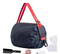 Bolsas reutilizables para comestibles, bolsa de almacenamiento plegable grande para viajes, ropa y organizador de alimentos, bolsa plegable grande, organizador de almacenamiento portátil para ropa de
