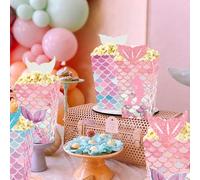 bolsas reutilizables para fiestas de sirenas bajo el mar bolsitas de regalo