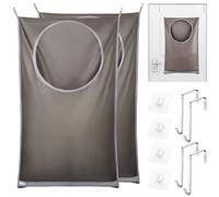 Bolsas Ropa Sucia, 2 Pieza Bolsa Ropa Sucia Viaje, Cesta Colada Plegable de Tela Oxford, Saco Ropa Sucia, Cestos Para La Ropa Sucia de Lavado Colgante para Guardar Ropa Sucia (19.68 x 30.31in)