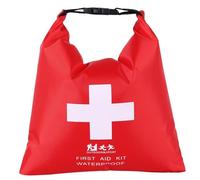 Bolsas secas impermeables | Bolsas de almacenamiento para herramientas de rescate resistentes al agua de 1,2 litros, bolsa roja a presión ajustable para remo, coche, senderismo, mochila de hombro,