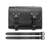 Bolsas Sillín Motocicleta Alforjas De Horquilla Delantera Bolsa De Herramientas Lateral Bolsa De Cuero PU para Equipaje Trasero Bolsa De Sillín Alforjas(Style 2)