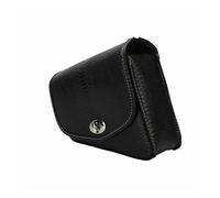 Bolsas Sillín Motocicleta Bolsa Sillín Lateral para Equipaje Cuero Sintético Motocicleta Alforja Izquierda Y Derecha Negra Accesorios Alforjas(Left)