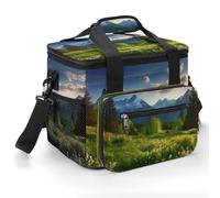 Bolsas térmicas aisladas, Springtime in The Mountainsprinted 22L plegables, grandes, portátiles, a prueba de fugas, para camping, picnic al aire libre, playa, viajes