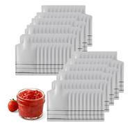 Bolsas termoselladas, bolsas de aluminio | Bolsas de muestra en forma de botella herméticas de aluminio termosellables - de embalaje de alimentos plegable, portátil y reutilizable, para shampo