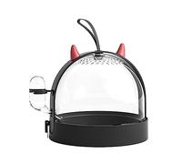 Bolsas transportadoras portátiles para hámster con botella de agua, conejillos de indias, bolsas transpirables para mascotas, accesorios de viaje para hámster de animales pequeños