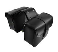 Bolsas Universales para Sillín De Motocicleta, PU, para Herramientas Laterales, Equipaje, Viaje, 2 Unidades, Color Negro Y Marrón, para Sportster 883 1200 XL
