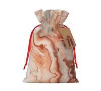 Bolsas versátiles con estampado de mármol de oro rosa, elegantes bolsas reutilizables para cualquier ocasión