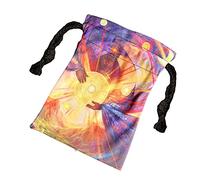 Bolsas y bolsas de tarot, bolsa de almacenamiento de joyas para tarjetas de tarot, bolsa de dados de tarot con cordón, patrón de dios del sol, 13 x 18 cm, bolsas de mano para cartas de tarot, dados y