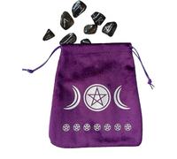 Bolsas y bolsas de tarot para cartas de tarot, bolsa de tela de terciopelo | Bolsa para el hogar para runas, cartas de oráculo, mazo de tarot estándar