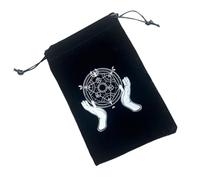 Bolsas y Bolsas de Tarot para Tarjetas de Tarot - Portatarjetas de Tarot de Franela, de joyería Reutilizable, Cordones de Ajuste, para Tarjetas de Tarot - para Tarjetas de Tarot