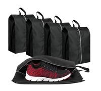 Bolsas Zapatos, 4 Piezas Bolsa para Zapatos de Viaje 42 x 24cm Portátil Prueba de Grandes Impermeabile Humedad Almacenamiento Bolsa con Cremallera, para Viajes o Almacenamiento