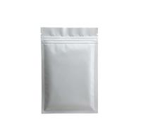 Bolsas Ziplock, El múltiplo multicolor del bolso con cerradura de cremallera plana clasifica el papel de aluminio termosoldable que se puede volver a cerrar(White Zip Lock Bags,7x10cm)