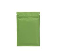 Bolsas Ziplock, El múltiplo multicolor del bolso con cerradura de cremallera plana clasifica el papel de aluminio termosoldable que se puede volver a cerrar(Green Zip Lock Bags,8x12cm)