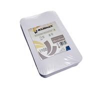 Bolsemack Bases de Loncheado para Envasar al Vacío 150x210 mm, Láminas rPET color Blanco, Bandejas para Embutidos, Jamón y ahumados, ideales para bolsas de envasado al vacío.