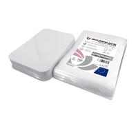 Bolsemack Pack Bolsas de Vacío Gofradas 200x300 mm. + Bases de Loncheados 170x240 mm Metalizadas. (50 uds. de Cada Producto) Bolsas de vacío para alimentos Compatibles con todo tipo de envasadora al