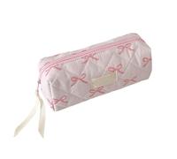 Bolsillo De Almacenamiento A - Bolsa De Papelería Material De Tela, Organizador De Estuche Con Cremallera | Contenedor De Inodoro De Tamaño Compacto Con Compartimentos, Soporte Multiuso Para El, Rosa