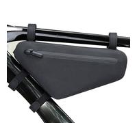 Bolsillo de bicicleta | Gran capacidad impermeable para almacenamiento triangular | para tubo de bicicleta, para cartera, guantes, smartphone, herramientas de reparación, pañuelos, accesorios,