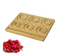 Bolsillo de cuentas - bandeja para cuentas, bandeja organizador de joyas | Pulsera que realiza la tarjeta de medición, collar de madera y bandeja de diseño de pulsera para principiantes, joyería c
