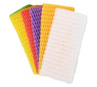 bolsillo de espuma 300 fundas protectoras a prueba de golpes de color for embalaje de verduras, naranja, kiwi, uva, bolsa antiaplastamiento(White)