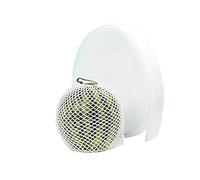 bolsillo de espuma Funda de red de espuma de color frutal con bolsillo y rollo largo, embalaje protector a prueba de golpes(White,9cmx25m)