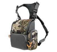 Bolsillo en el pecho con correas ajustables y varios bolsillos, telescópica para el pecho al aire libre, para observación de aves, senderismo, ciclismo, paseo, hombres, mujeres