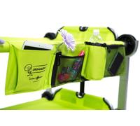 Bolsillo lateral organizador verde para catre individual kid-o-bed disc-o-bed