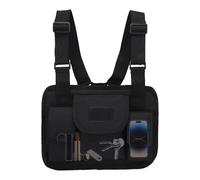 Bolsillo para el pecho para correr, bolsillo para cinturón en el pecho, mochila frontal ligera, mochila de viaje de moda, chaleco de pecho, mochila frontal ajustable para entrenamientos, ciclismo y
