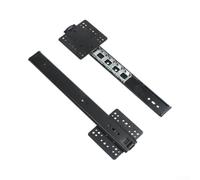 Bolsillo para riel de puerta corredera, puerta abatible con bisagras para gabinete de horno, soporte de TV de CA, mecanismo deslizante plegable oculto (45.7 cm, 45)