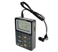 bolsillo Radio FM Radio MP3 - Radio FM recargable, Radios portátiles de auriculares | Radio Función de temporizador de sueño Altavoz multimedia para programas de radio Espectáculos matutinos Deportes