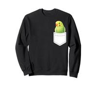 Bolsillo verde de brecha Sudadera