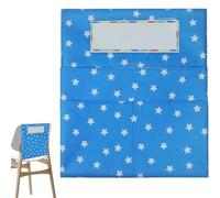 Bolsillos de asiento para sillas de aula, bolsillo trasero de silla para aula, bolsa de almacenamiento de 18.9 x 16.14 pulgadas, soporte de organización en asientos escolares, biblioteca, jardín de