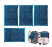 Bolsillos fríos para caja de comidas | Bolsa de gel fresco para camping - Paquetes de gel helado ligeros para picnic, senderismo, playa