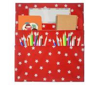 Bolsillos para asiento, bolsas para silla, almacenamiento de aula de 18.9 x 16.14 pulgadas, organizador de múltiples bolsillos, soporte de suministros de fácil acceso, ideal para gestión de