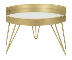 BOLSILLOS VACIOS GLAM ORO/ESPEJO 31X18 CM