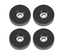 Adam Hall Hardware 4906 M4 AH - Negro - Bolsa de 4 pies de goma 38 x 10 mm