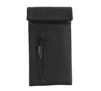 Bolsita de sábado a Prueba de oleaje multipropósito de Estuche respicable Hecha de Cuero PU para Viajes al Aire Libre con protección de Olor Superior compacta e Impermeable 15 × 9