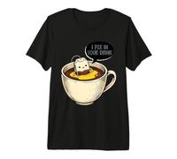 Bolsita de Té Graciosa Humor Taza Amante del Té Camiseta Premium