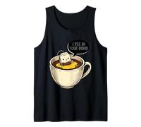 Bolsita de Té Graciosa Humor Taza Amante del Té Camiseta sin Mangas