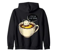 Bolsita de Té Graciosa Humor Taza Amante del Té Sudadera con Capucha
