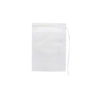 Bolsita de té vacía, bolsita de té de papel, Bolsas de filtro té vacías tela no tejida, varios tamaños, color blanco, for suelto, paquete 100(15x20cm)