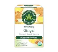 Bolsitas de té 16 - té de jengibre orgánico - Traditional Medicinals