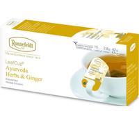 Bolsitas de té de hierbas y jengibre ayurvédico Ronnefeldt LeafCup 15 x 2,8 g