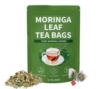 Bolsitas de Té de Hoja de Moringa Pura: 25 Bolsitas Piramidales para Una Infusión Rica en Nutrientes y Momentos de Bienestar Ritual Diario