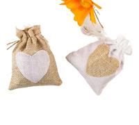 Bolsitas De Tela 10-20pcs/lot Natural Linen Burlap Bag Jute Gift Bag Drawstring Wedding Party Jewelry Travel Storage Pouch Candy Bags(20pcs style B)