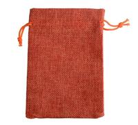 Bolsitas De Tela 10pcs/lot 7x9cm 10x14cm Natural Burlap Cotton Linen Bag Christmas Candy Gifts Packaging Pouch Storage Bags(3orange red,7x9cm)
